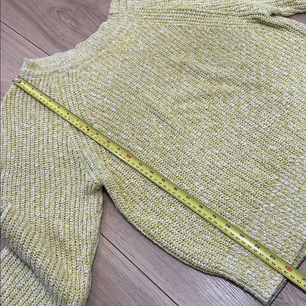 Free People Electric City Cotton Linen Blend Pullover Sweater - Picture 4 of 8